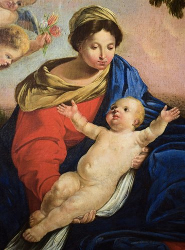 "The Holy Family: Rest During the Flight into Egypt"
